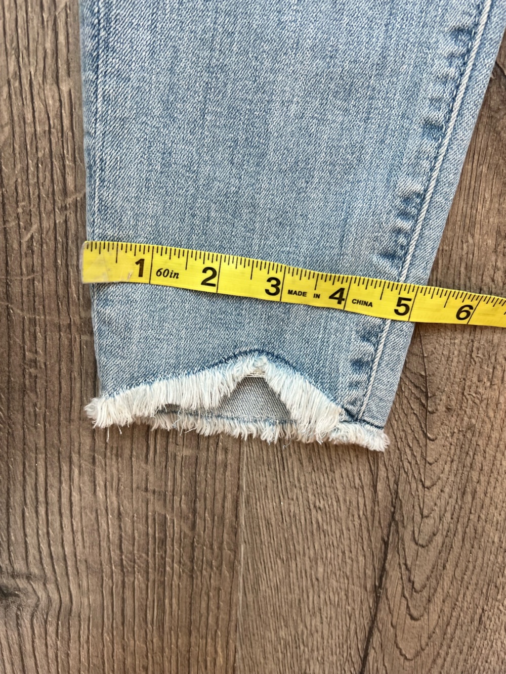 LOFT Light Blue Ankle Crop Skinny Jeans - Picture 9 of 9